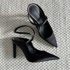 NEW Zara satin stilettos 36